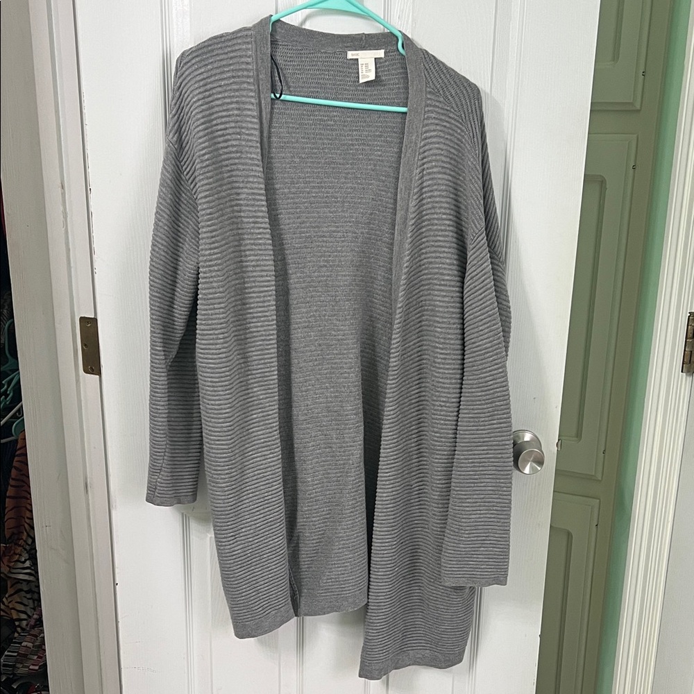 H&M Heather Gray Open Cardigan